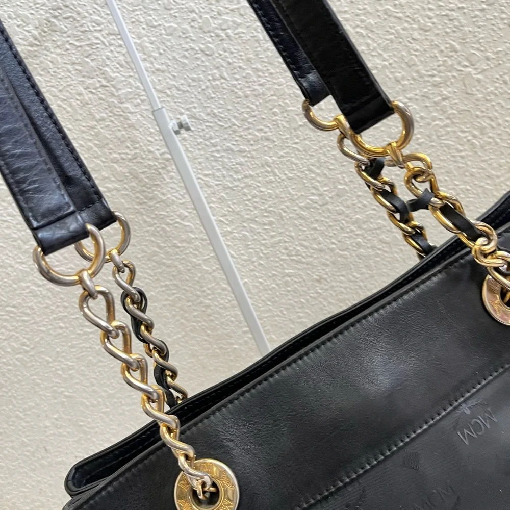 MCM Black Leather Women's Bag - Picture 8 of 14